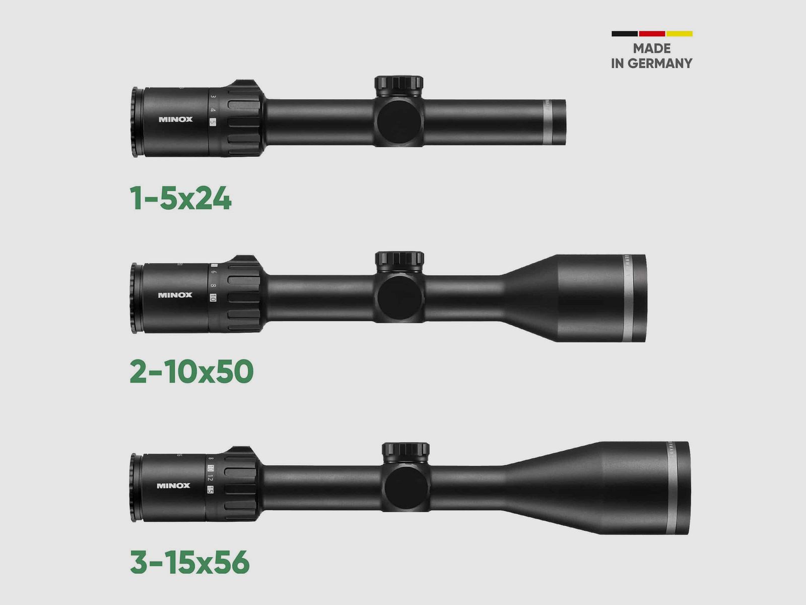 MINOX Allrounder 1-5×24 telescopio di puntamento