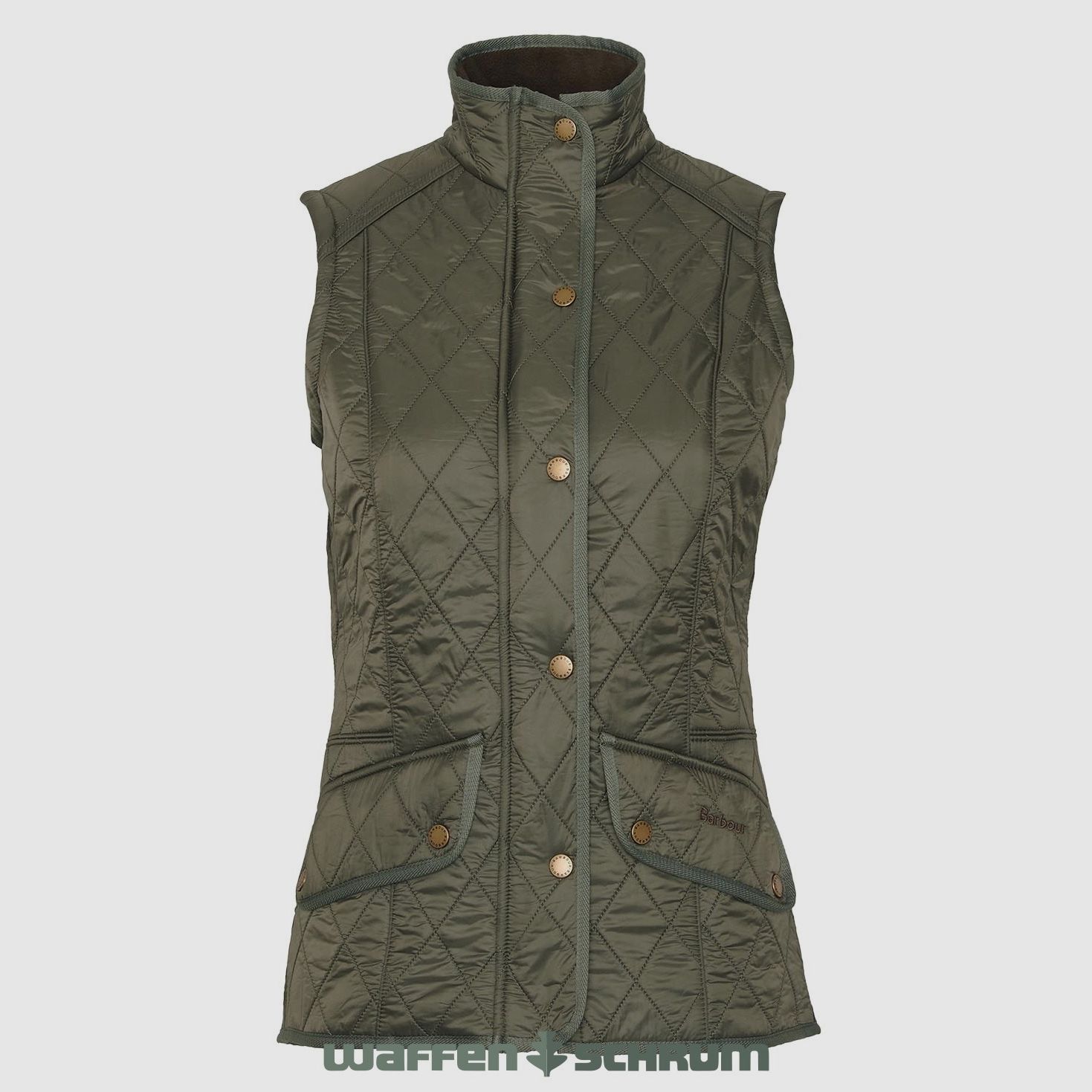 Barbour Steppweste Cavalry Olive/Olive