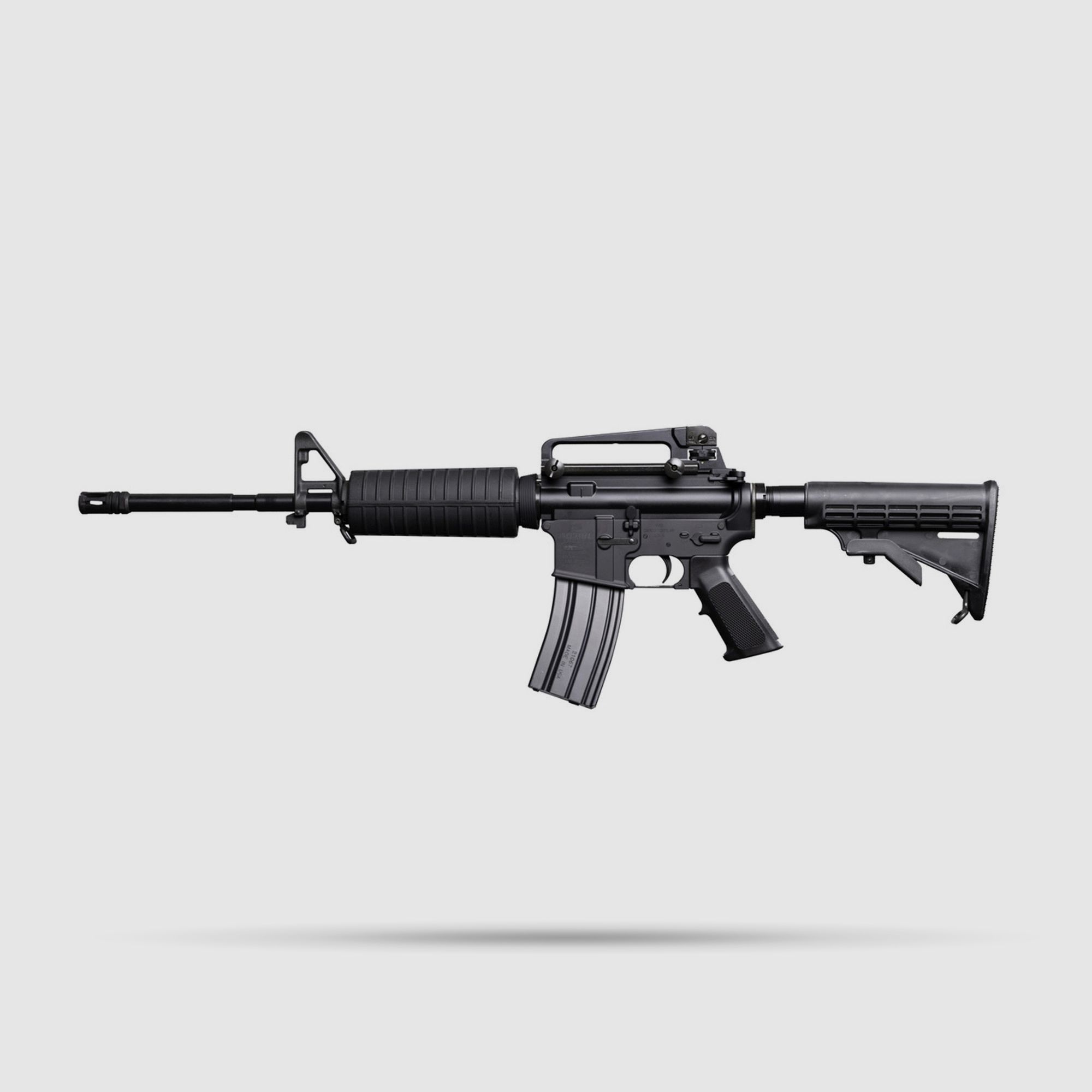 Carabine Bushmaster M4 Patrolmans avec poignée de transport ambidextre, image 3 sur 3
