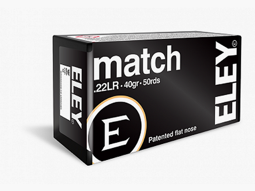 Eley .22 LR 2,6g Flat Nose Match 50 szt.
