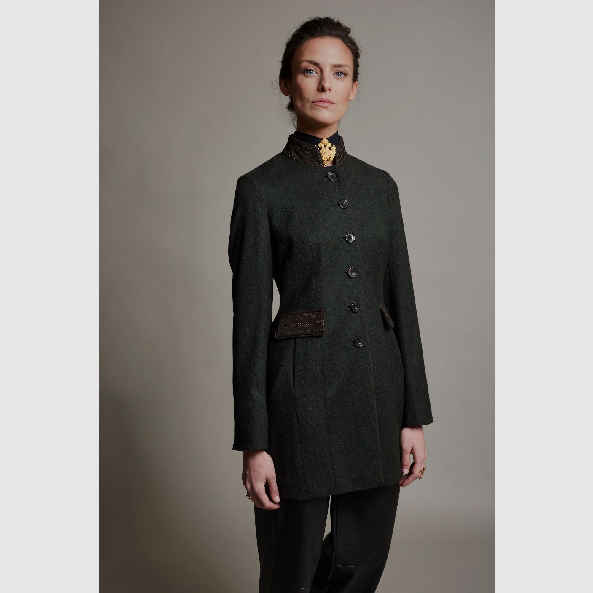 Habsburg manteau Rohrbrunn en vert foncé