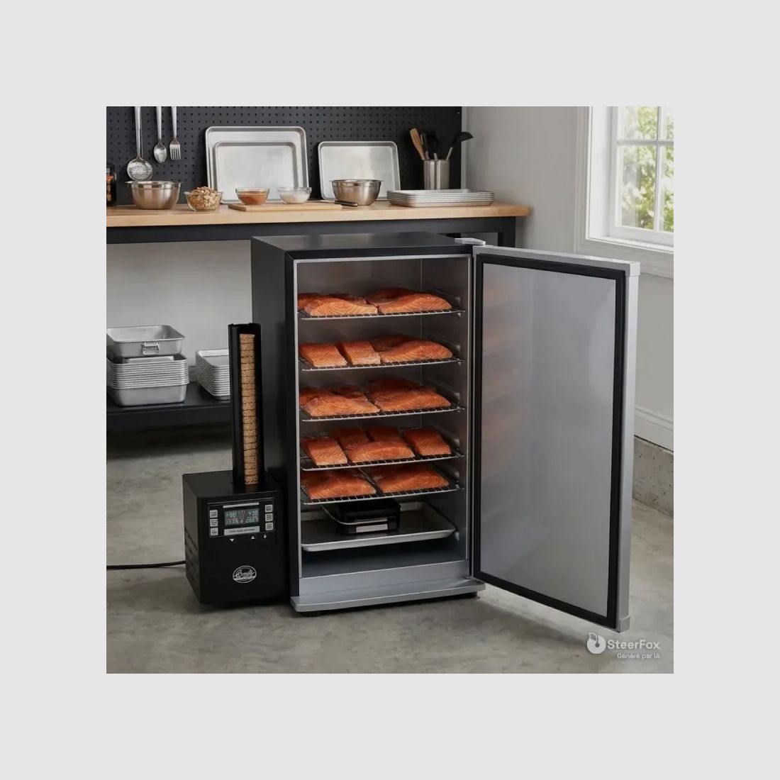 Bradley Digital Smoker 4 Racks 76 L, image 3 of 7