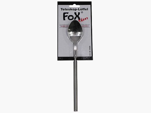 Spoon, telescope, stainless steel