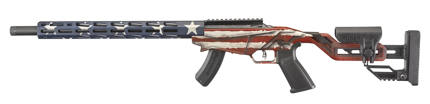 Ruger Precision Rimfire 18″ .22LR American Flag
