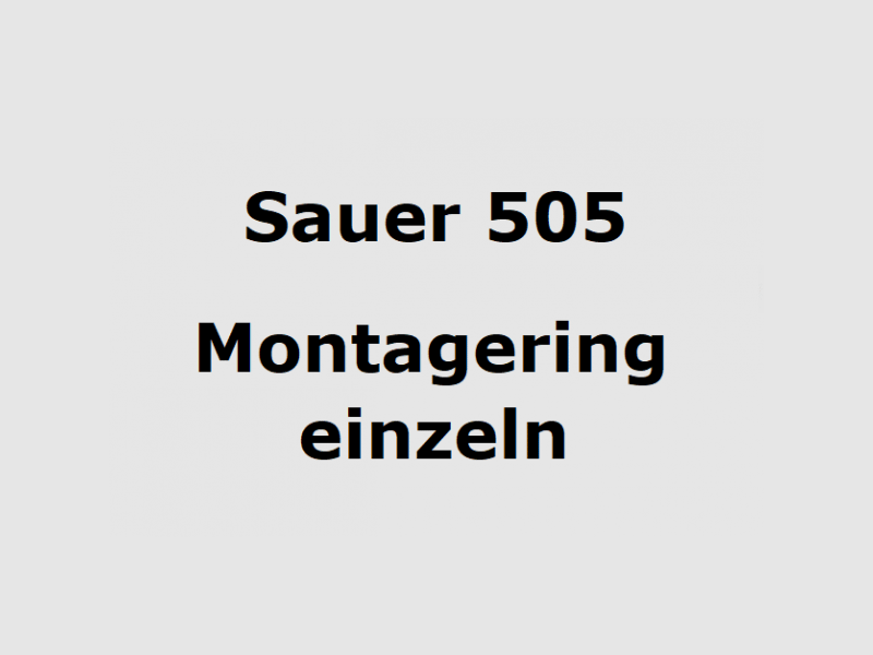Sauer montaż pierścienia dla 505
