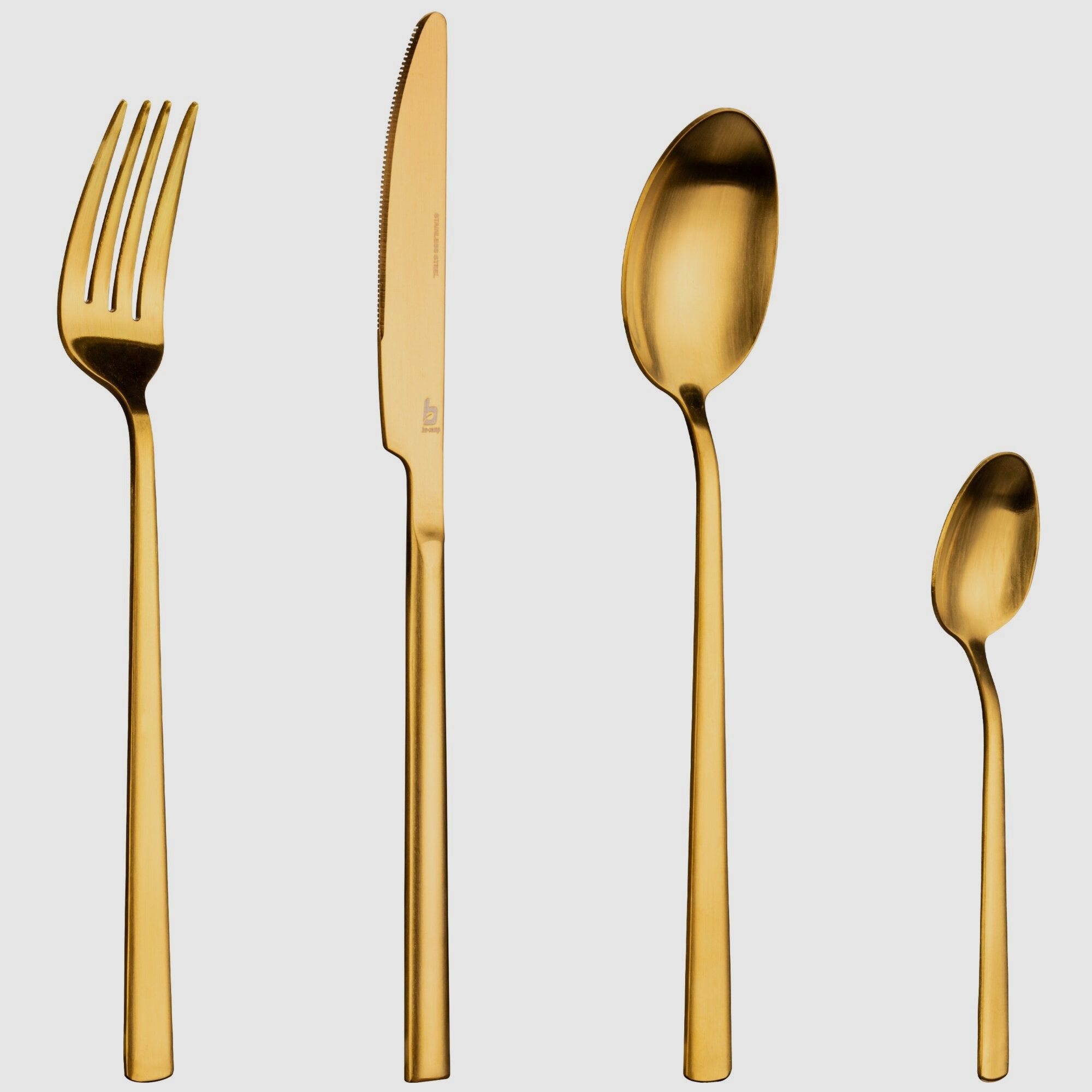 Cutlery set Fairbanks, gold, image 2 of 11