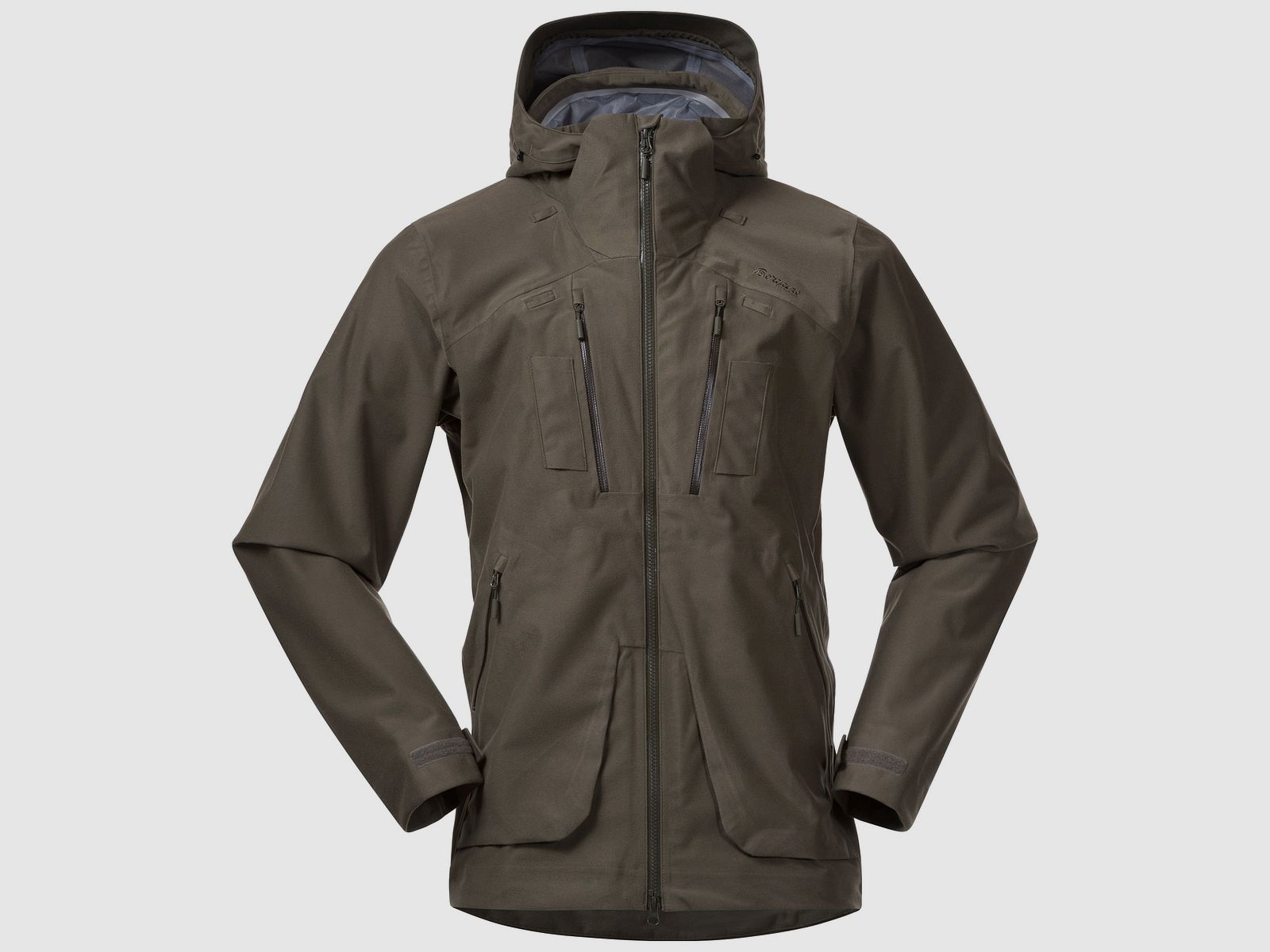 Bergans Hogna 3L Jas Heren Groen Modder L