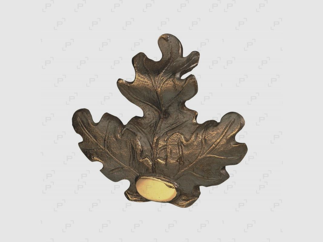 Eichenblatt aus Bronze