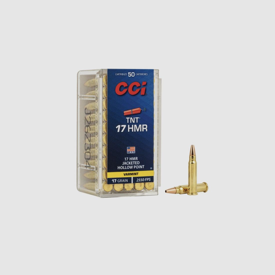 CCI 49 Patrone .17HMR, V-Max, 17gr