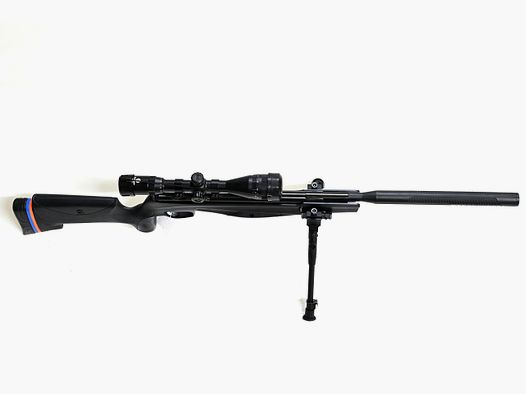 Luchtgeweer Stoeger RX20 TAC S2 Suppressor, zwart, 4.5mm, geïntegreerde demper, richtkijker, bipod