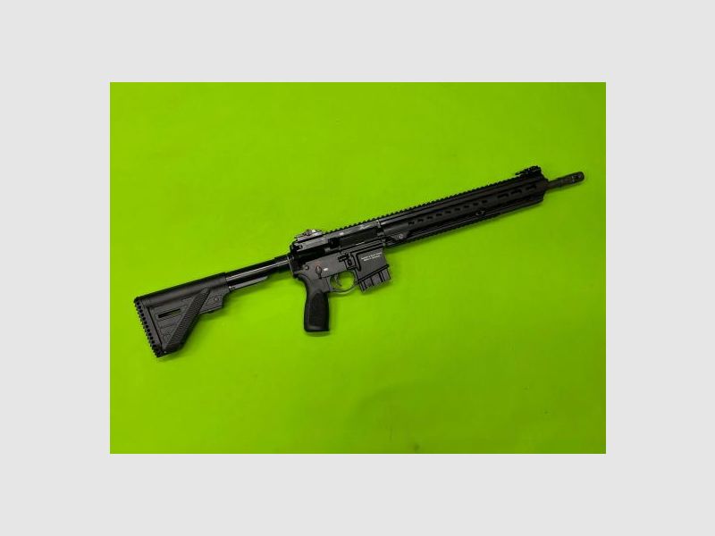 Heckler & Koch MR223 A3-Version Slim-Line HKey langer Handschutz .223 Rem. 16,5" MR 223 
                Heckler & Koch MR223, A3-Version, Slim-Line HKey, langer Handschutz, schwarz, .223 Rem., 16,5" - SOFORT LIEFERBAR! -