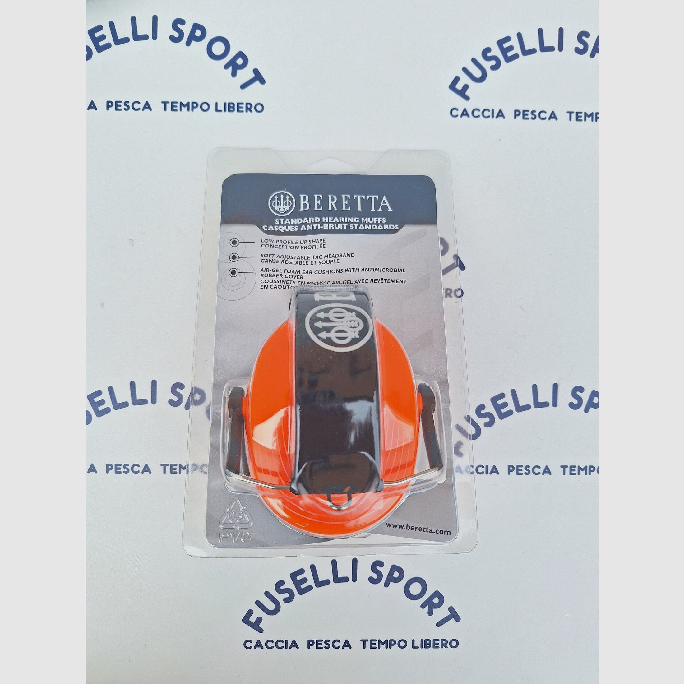 Beretta Standard Fluo Shooting Headphones, image 4 of 4