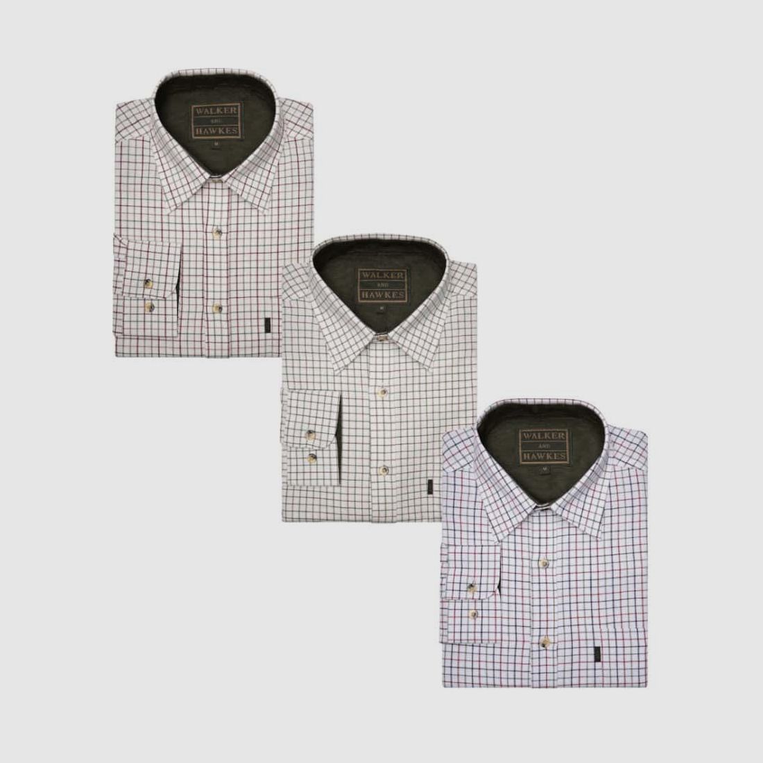 Walker and Hawkes Männer 100% Baumwoll Brocton Country Shirt, Bild 1 von 4