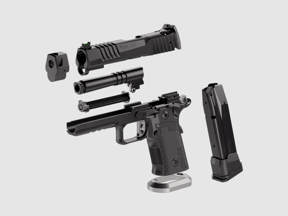Sig Sauer P211-GTO 4.4″ schwarz, 9x19mm, Bild 2 von 9