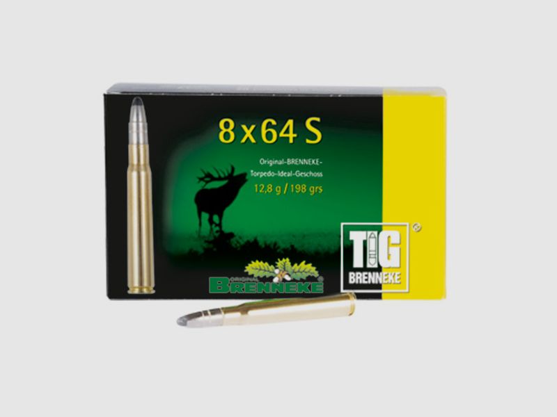 Brenneke 8x64 S 198GR TIG 20 patronen