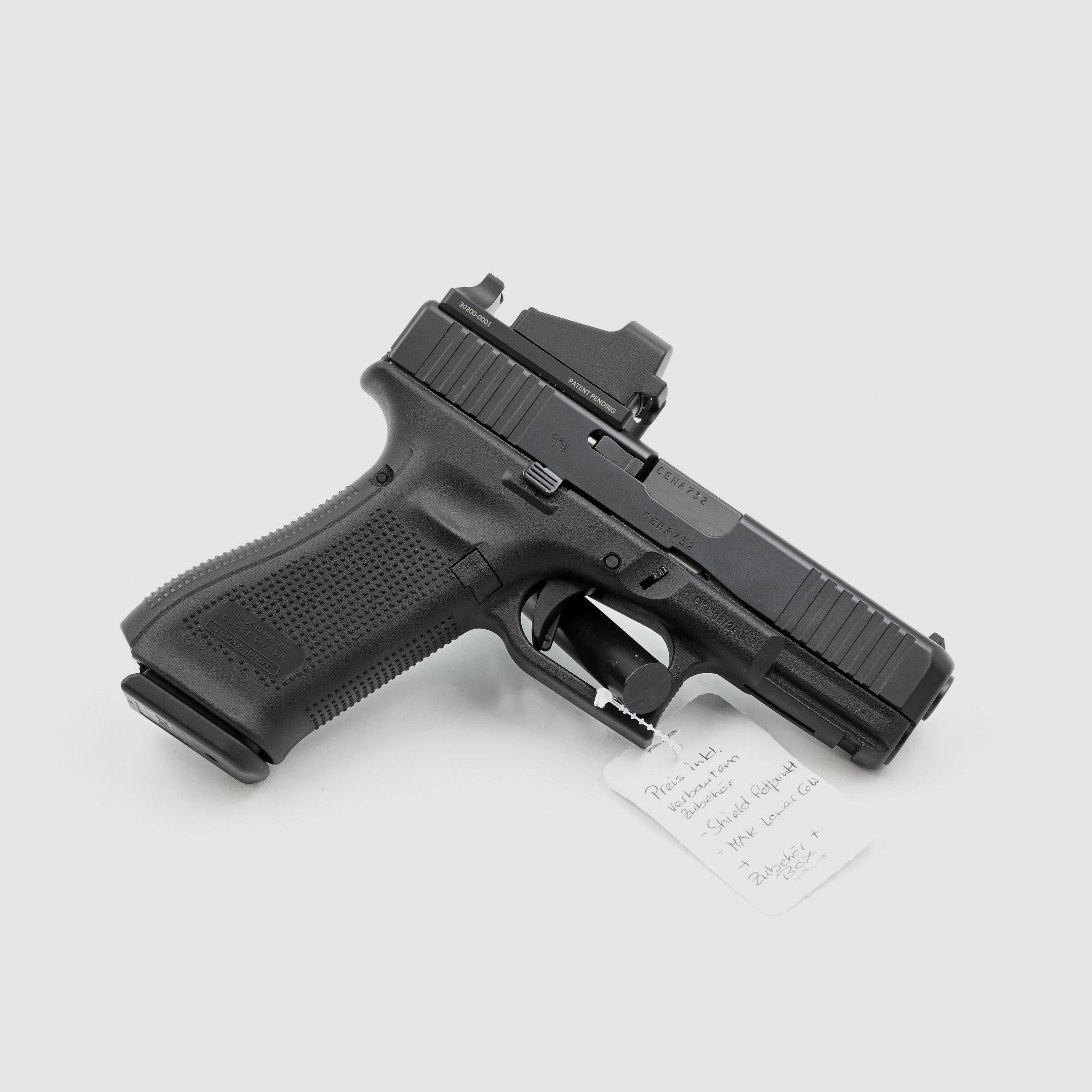Pistole Glock 45 Gen5, 9×19, MAK-Montage, Reflexvisier Shield SMS, Bild 2 von 2