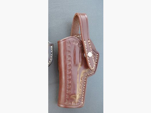 HKDesign Holster Art. Nr. 002: Holster semplice con cinturino di sicurezza - per: Star M30 - per mancini