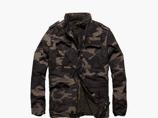 Vintage Industries Ground Parka Dark Camo