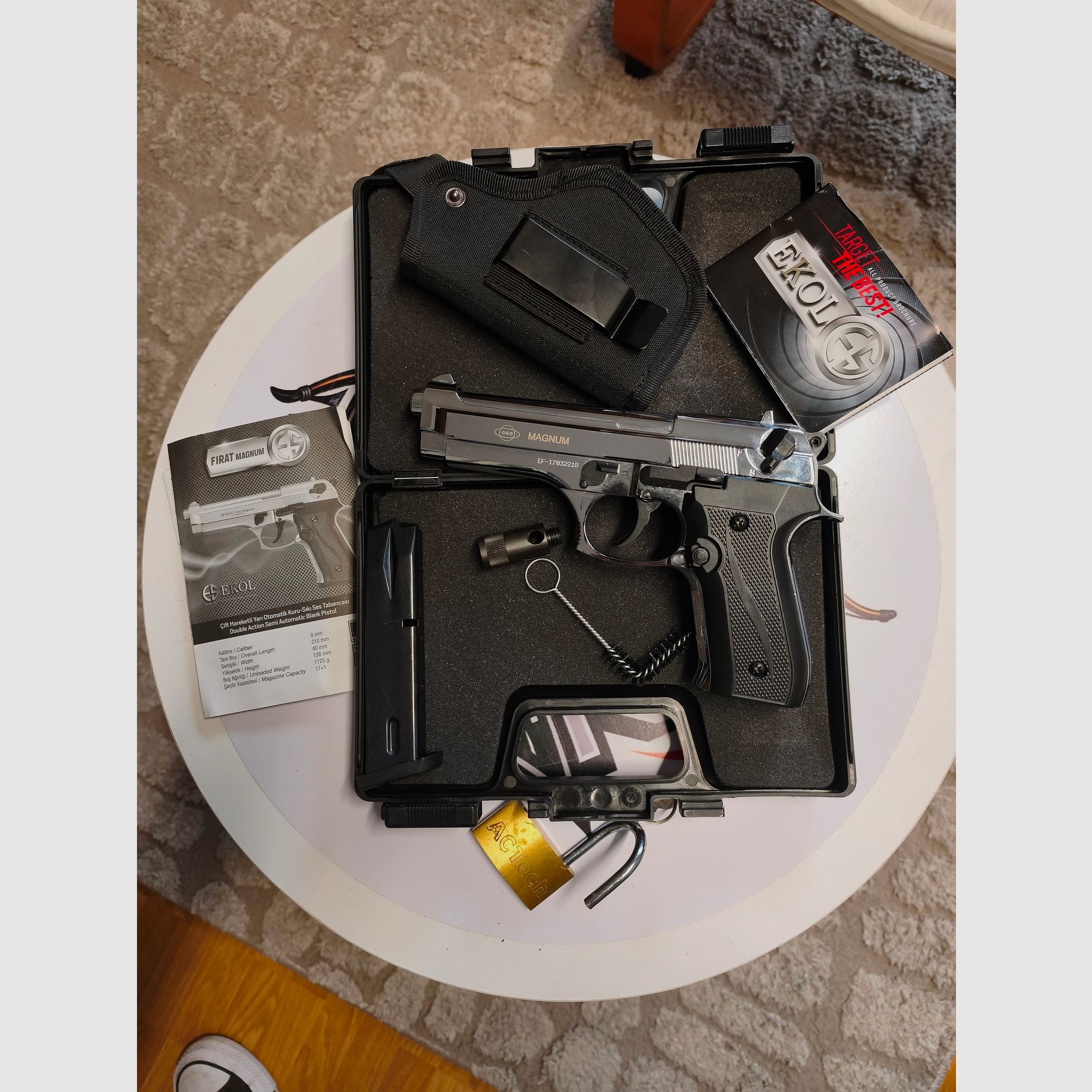 Blank firing Magnum new 9mm