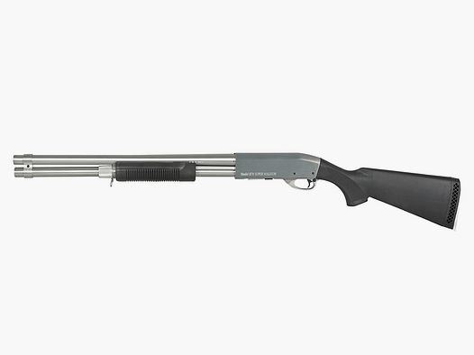 ST870 Pump Action Shotgun max. 0,5J Federdruck, Silbern, lange Version