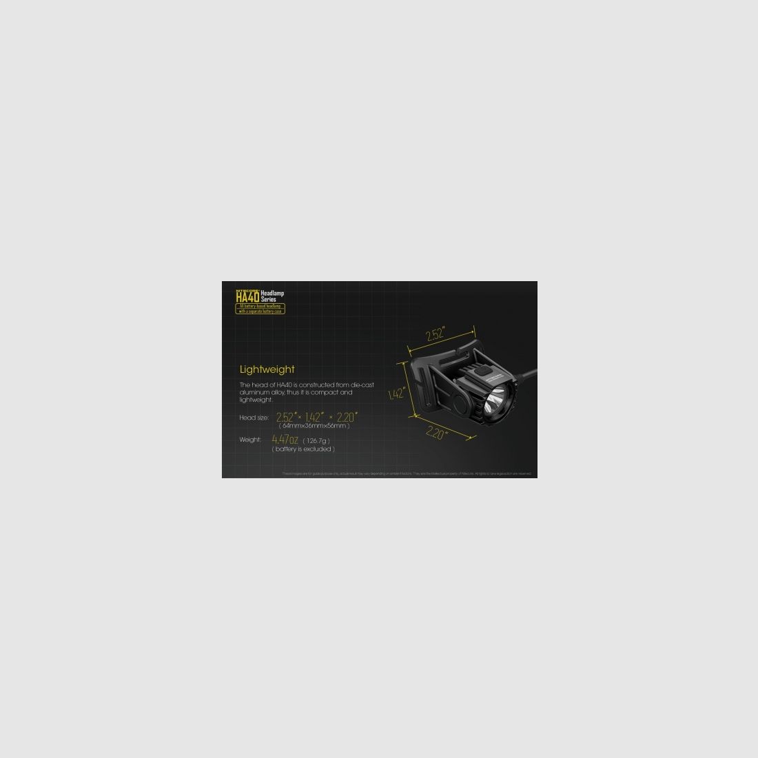Nitecore HA40 hoofdlamp 1000 lumen, afbeelding 11 van 21