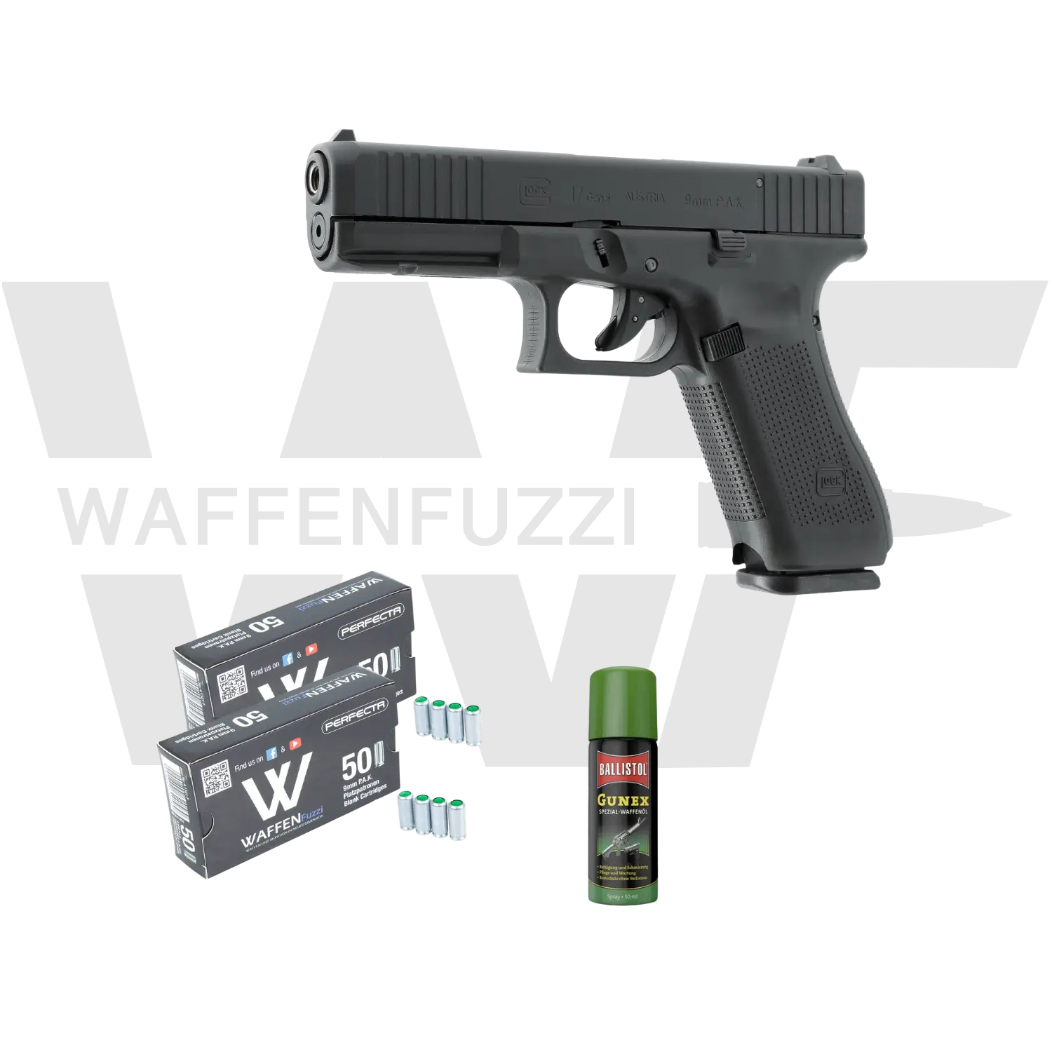 Glock 17 Gen5 Zestaw Pistoletów Startowych "S" Kaliber 9mm PAK