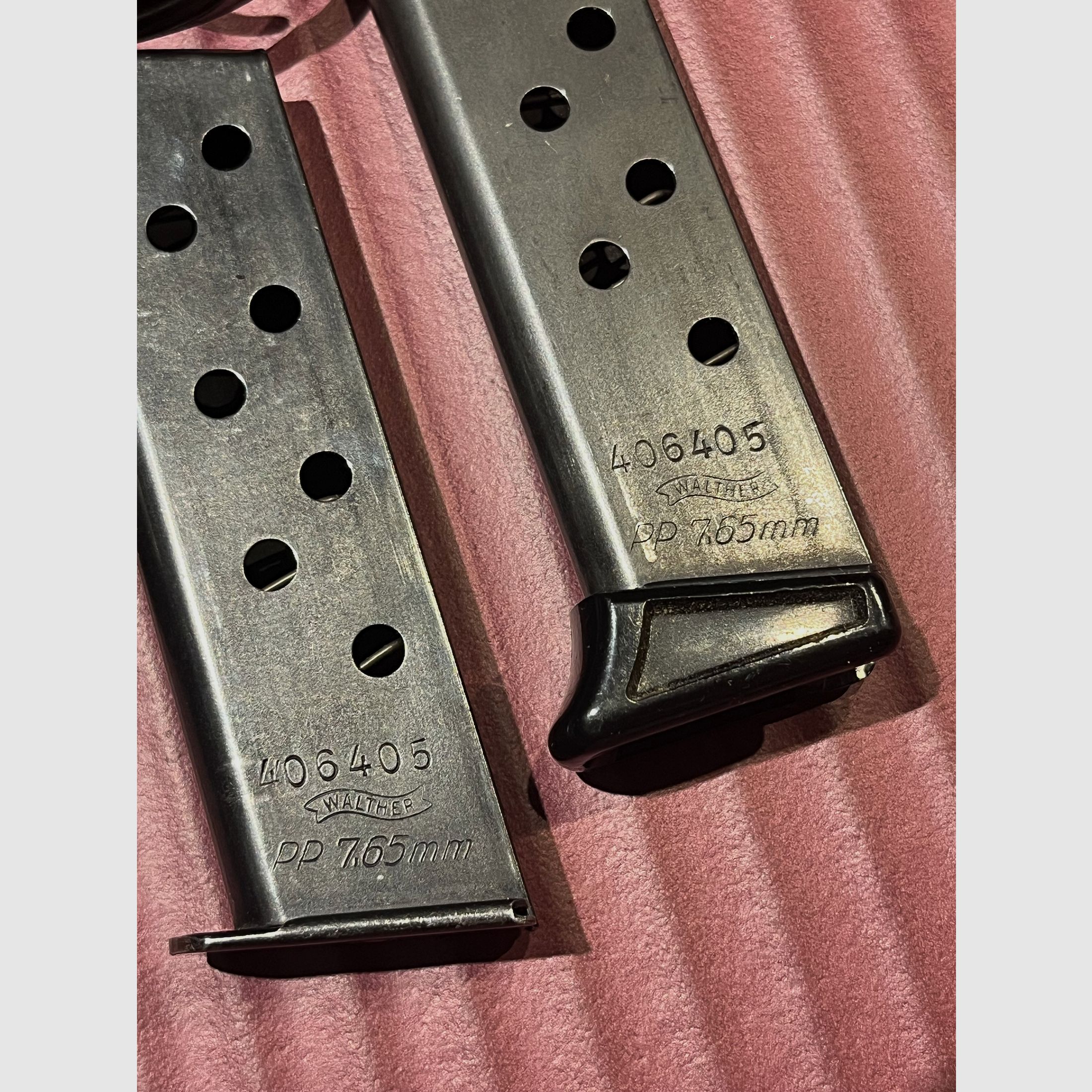 Walther PP 'Polizeipistole' 7,65mm - Set mit Munition