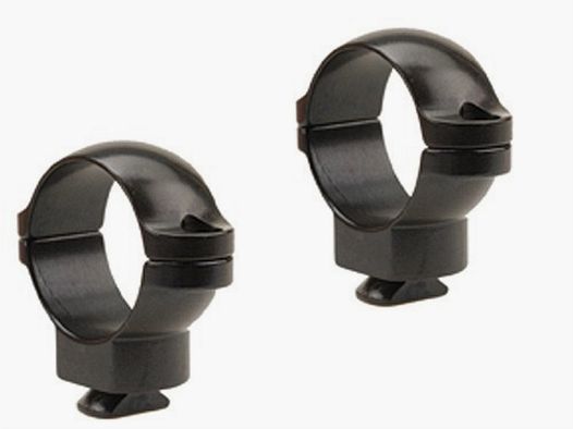 Leupold Dual Dovetail Anillos 25,4mm medio brillante negro