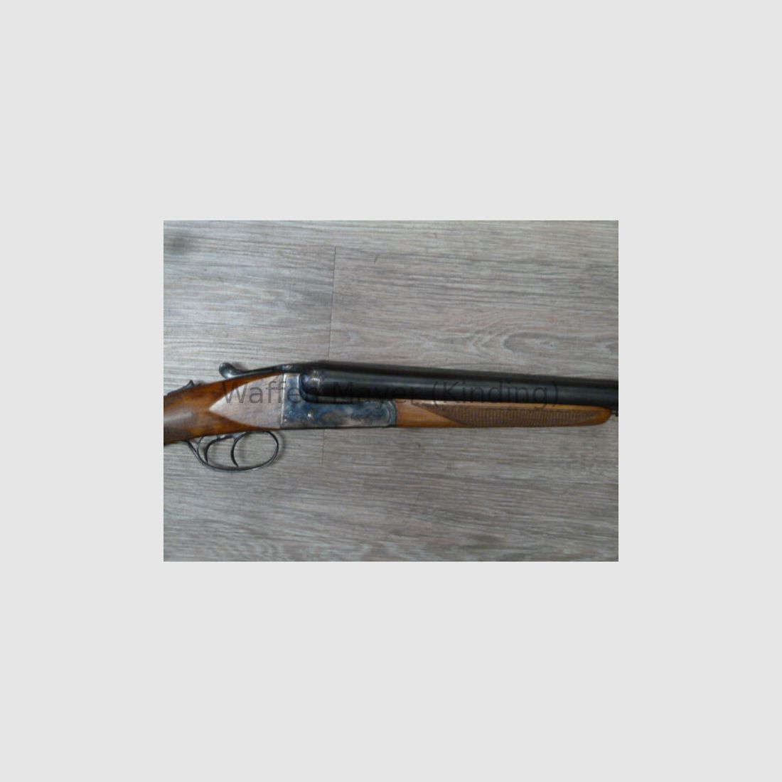Pieper-Habicht double-barrel shotgun