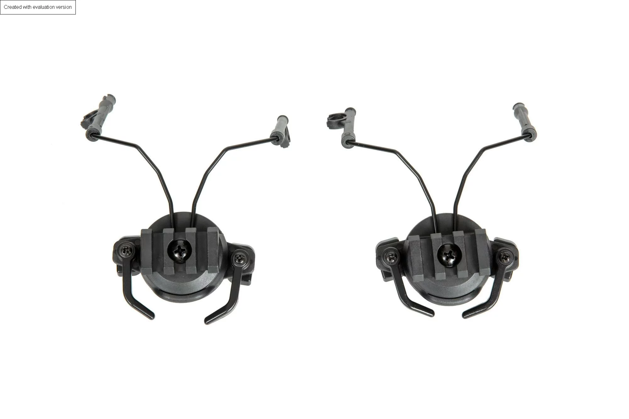 Kopfhörerhalterung für FAST-/Opscore-Helme (19–21 mm) – schwarz, Bild 2 von 4