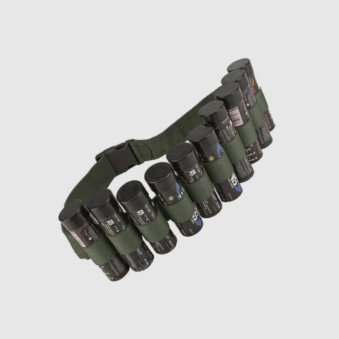 Enolagaye Hang Ten 10 smoke bomb belt (olive)