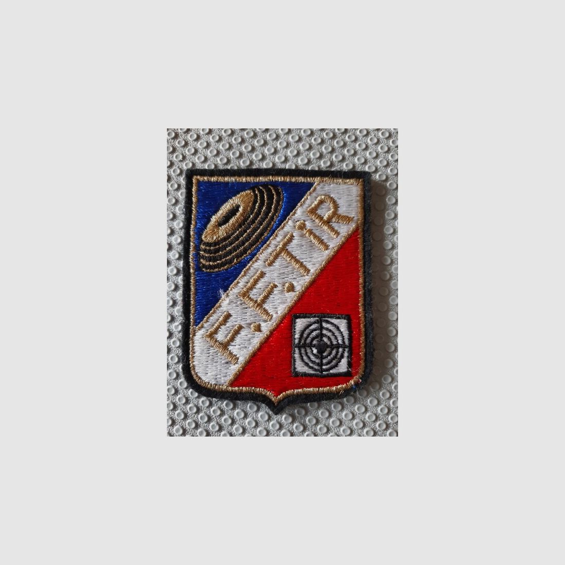 Aufnäher, Französisches Verbandabzeichen, Schießsport F.F. TIR
