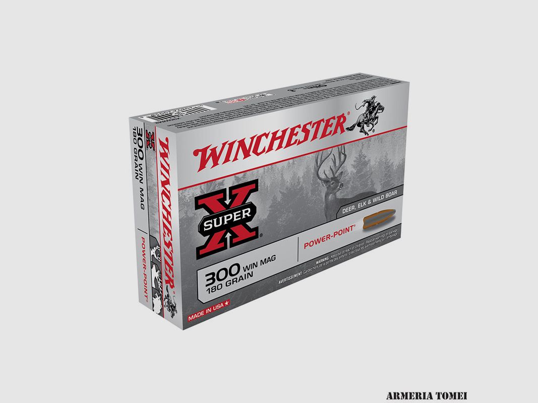 WINCHESTER – 300 WIN MAG 180GR POWER POINT, image 1 of 2