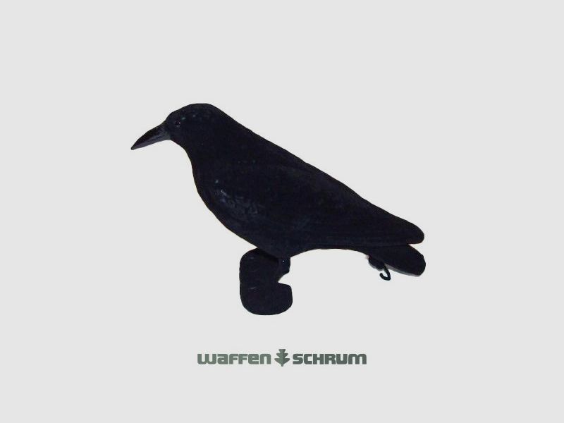 Vollkörper-Lockkrähe beflockt Rabenkrähe