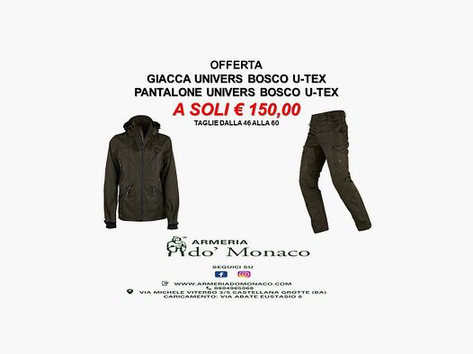 Univers pantalon et veste forêt KIT