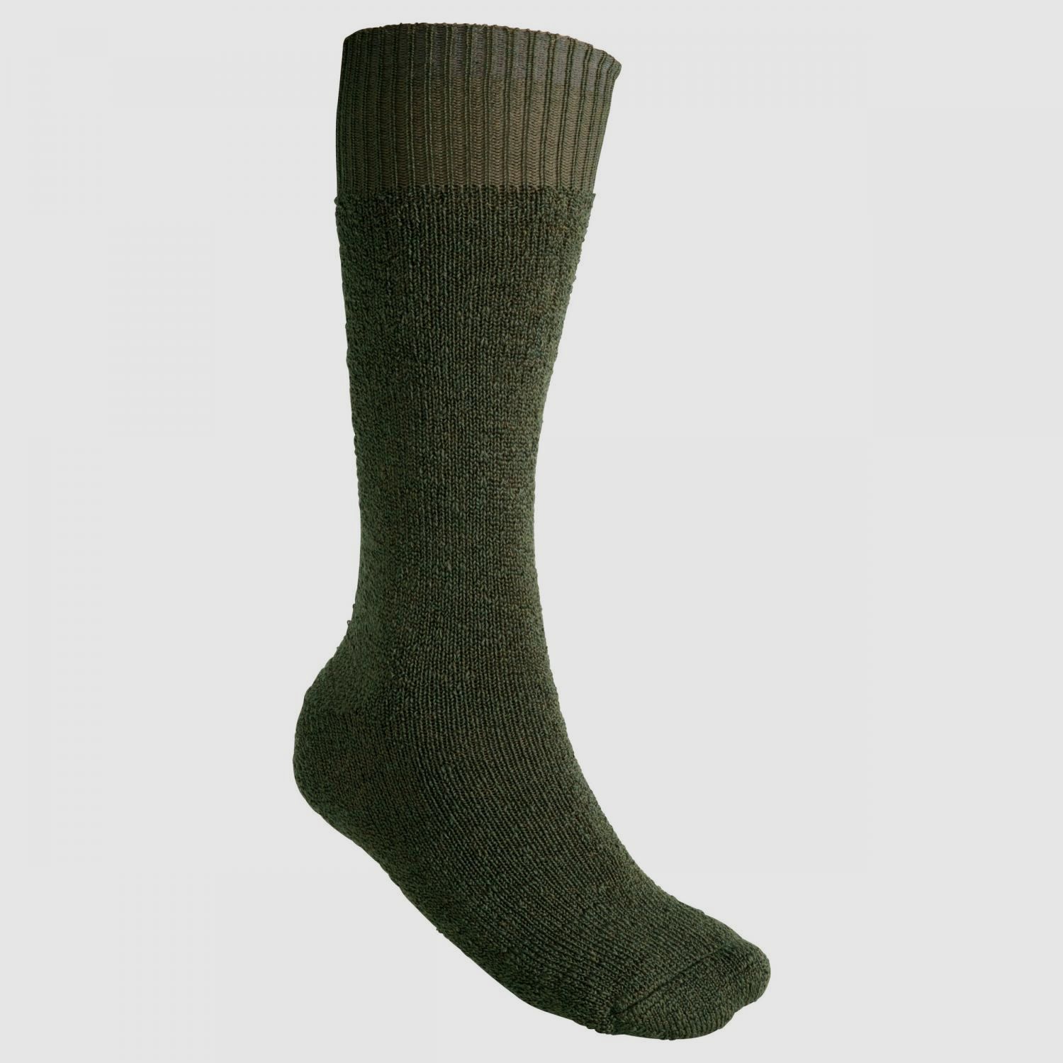 70 % Nordpol-Wollsocken "Immerwarm" Unisex, Langform (Loden)