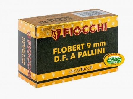 FIOCCHI Flobert Kal. 9mm mit Schrotpatronen doppelte Kraft Nr. 10