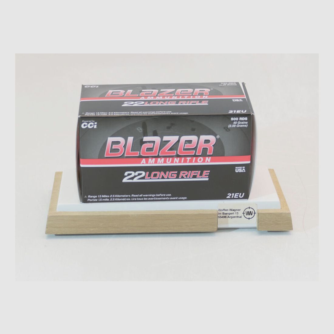 CCI Blazer LRN HV 40grs. à500