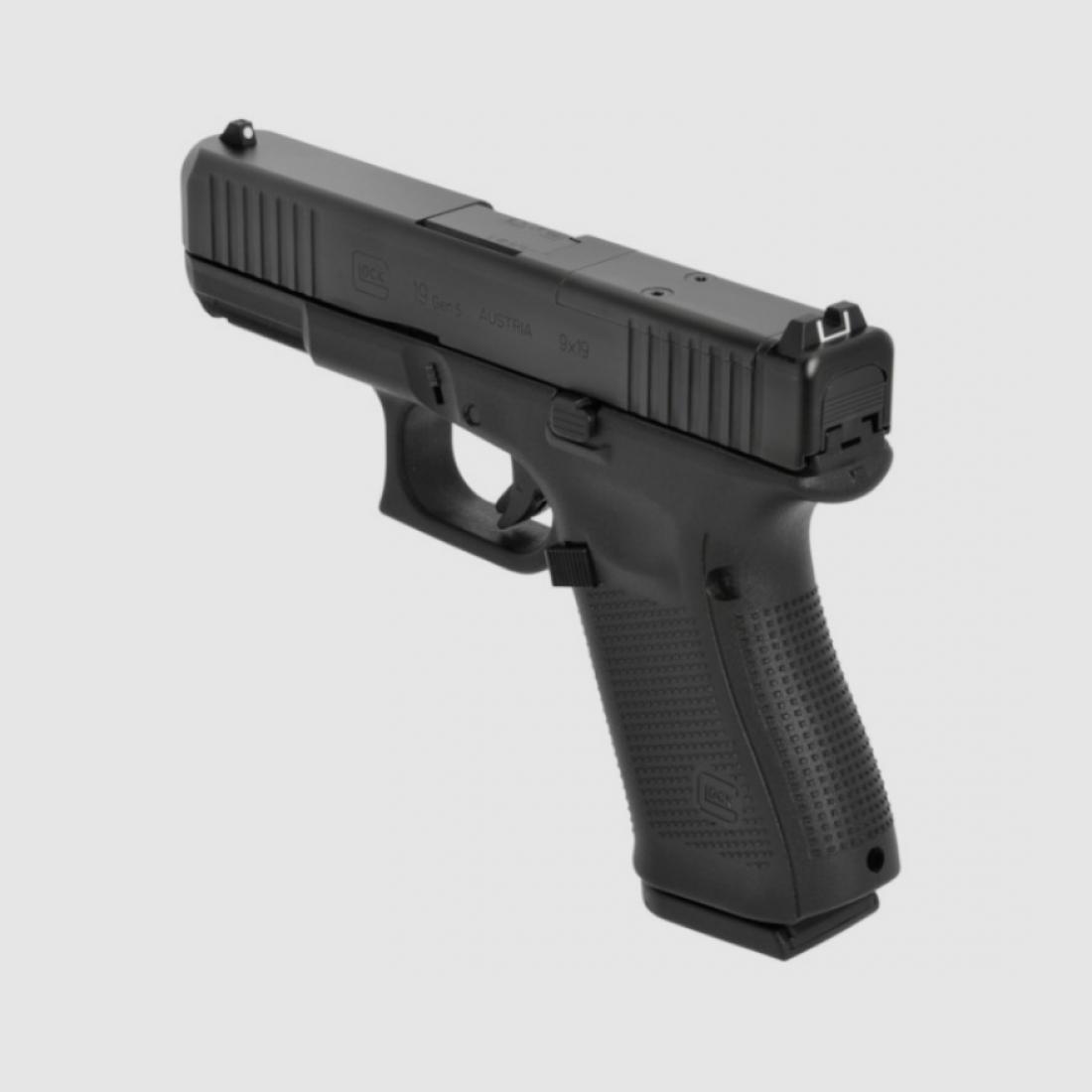 GLOCK 19 Gen5 con canna filettata M13,5x1 sinistra MOS/FS