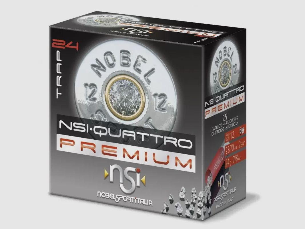 AMUNICJA ŚRUTOWA NSI QUATTRO PREMIUM TRAP 24