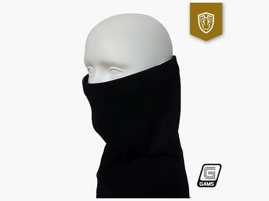 Schutzschal Level 5 in Schwarz ohne Stickereien.