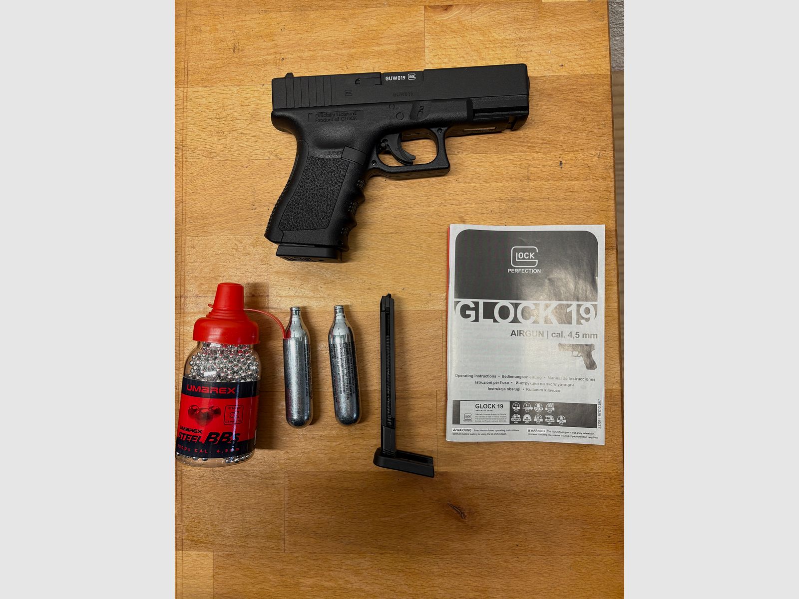 GLOCK 19 Gen4 MOS 4,5 mm (.177) BB 