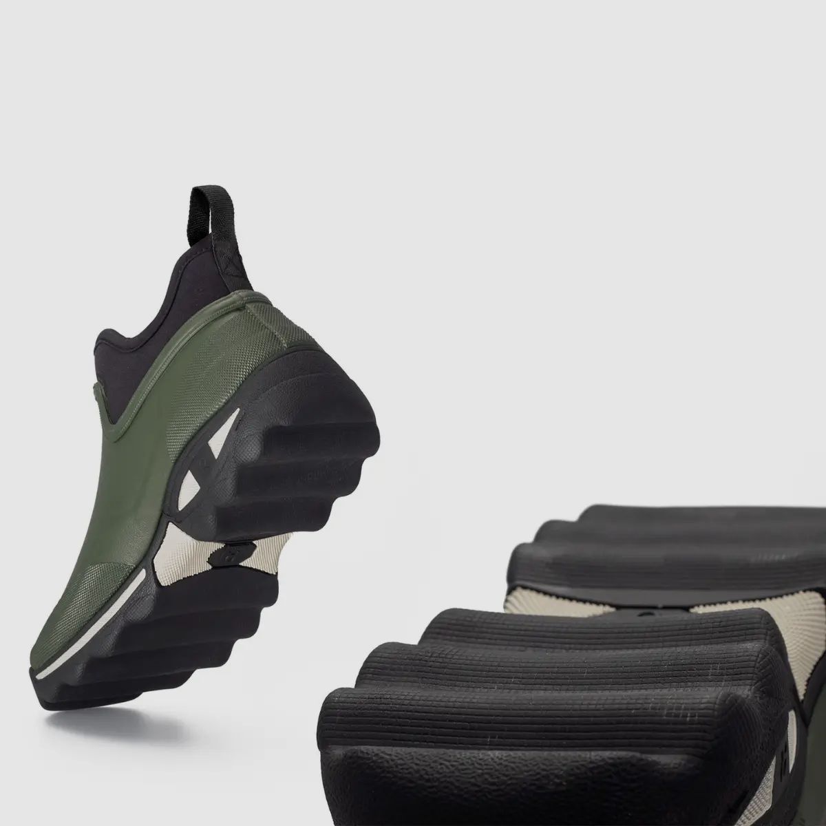 Rouchette Damskie Botki Clean Lady (Khaki)
