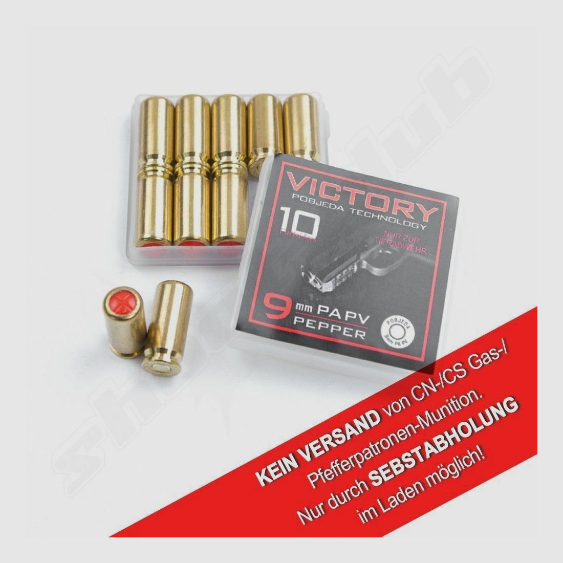 Victory Victory Pepper - Pfefferpatron en - Kal. 9mm P.A. PV