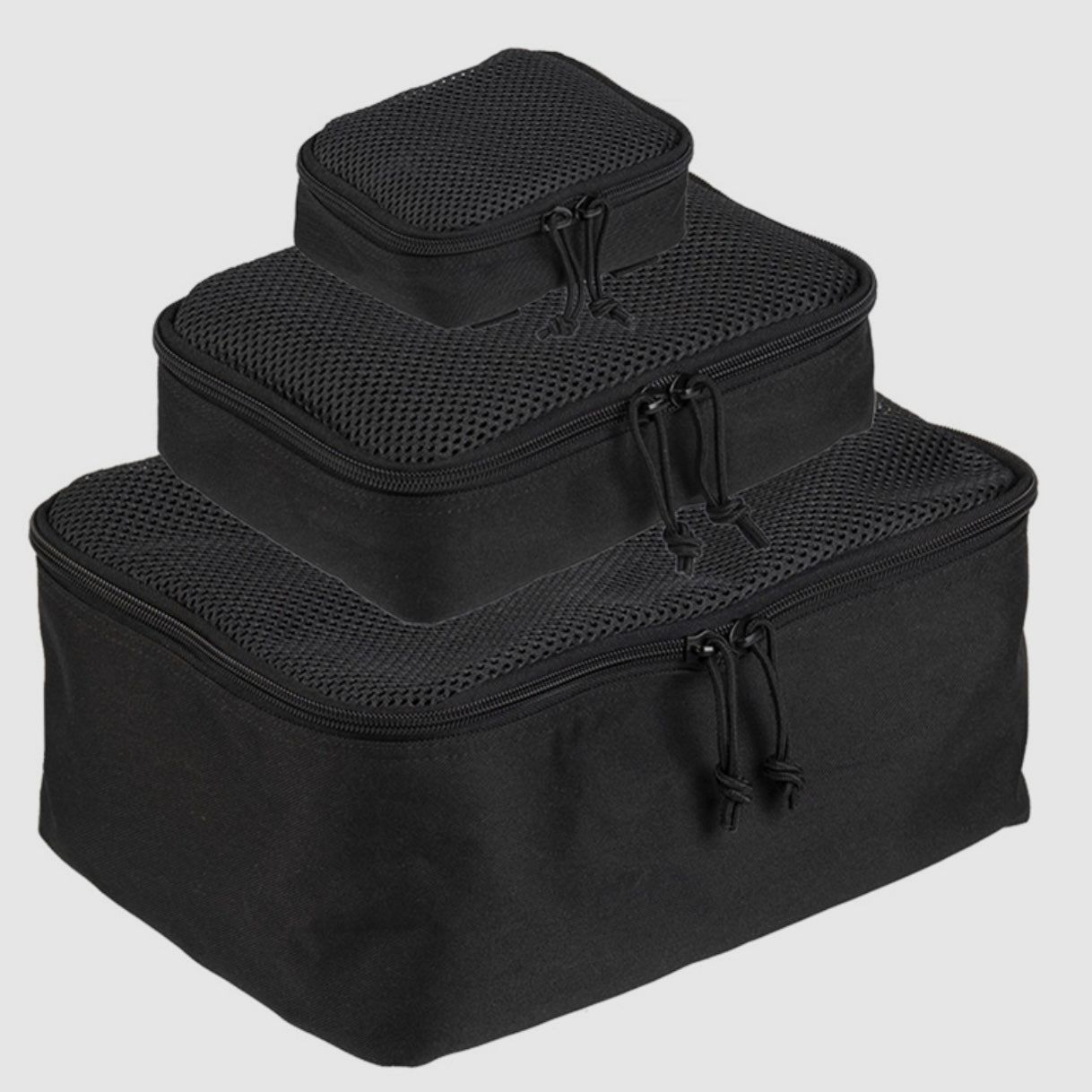 Praktische Netzbeutel (Set von 3) SCHWARZ, Bild 1 von 2