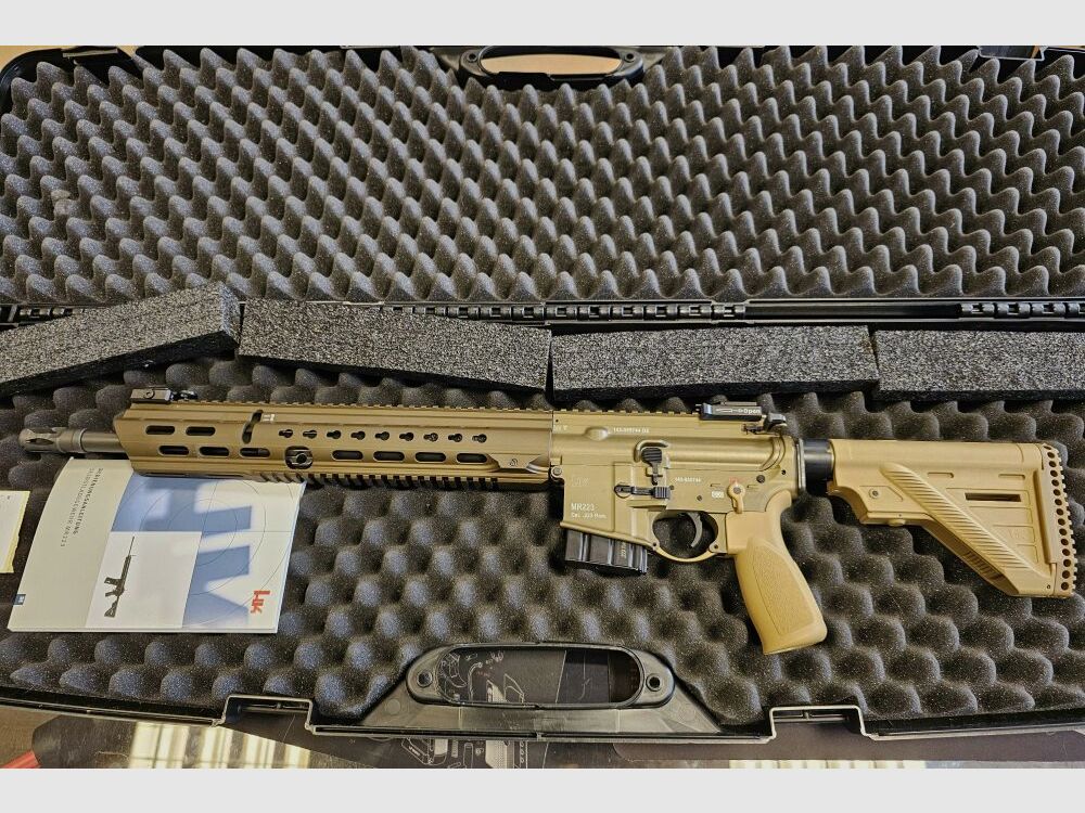 Heckler & Koch HK SLB MR223, A3-Version, 16,5", sandfarben	 .223Rem