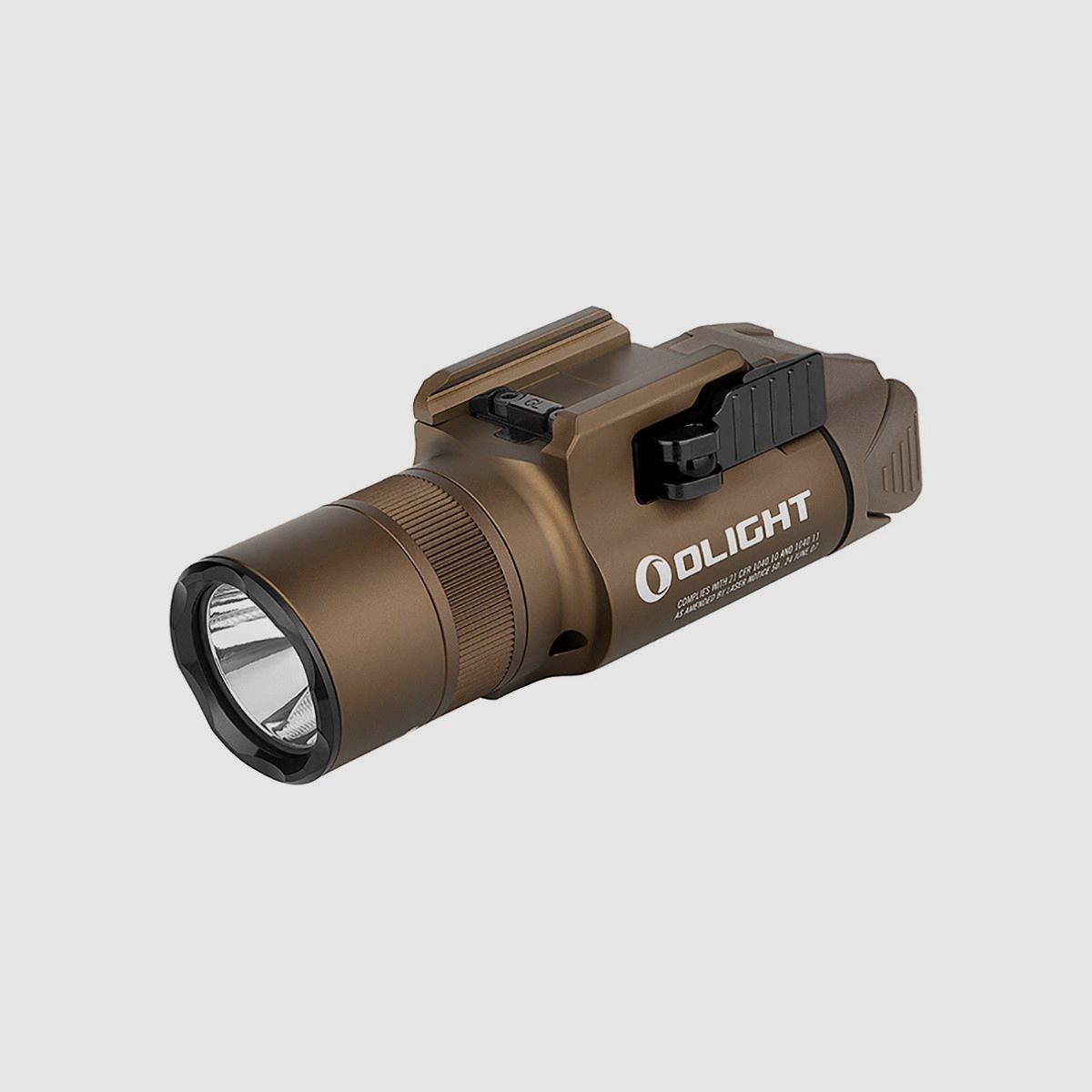 Olight – Pistol light with green laser sight Baldr Pro R – 1350 lumens – Desert Tan, image 1 of 9