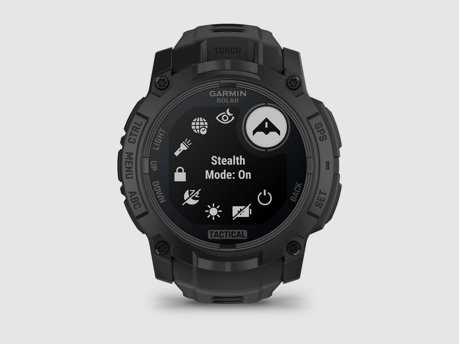 Garmin Instinct 3 Solar Tactical Edition 50 mm negro, imagen 4 de 8