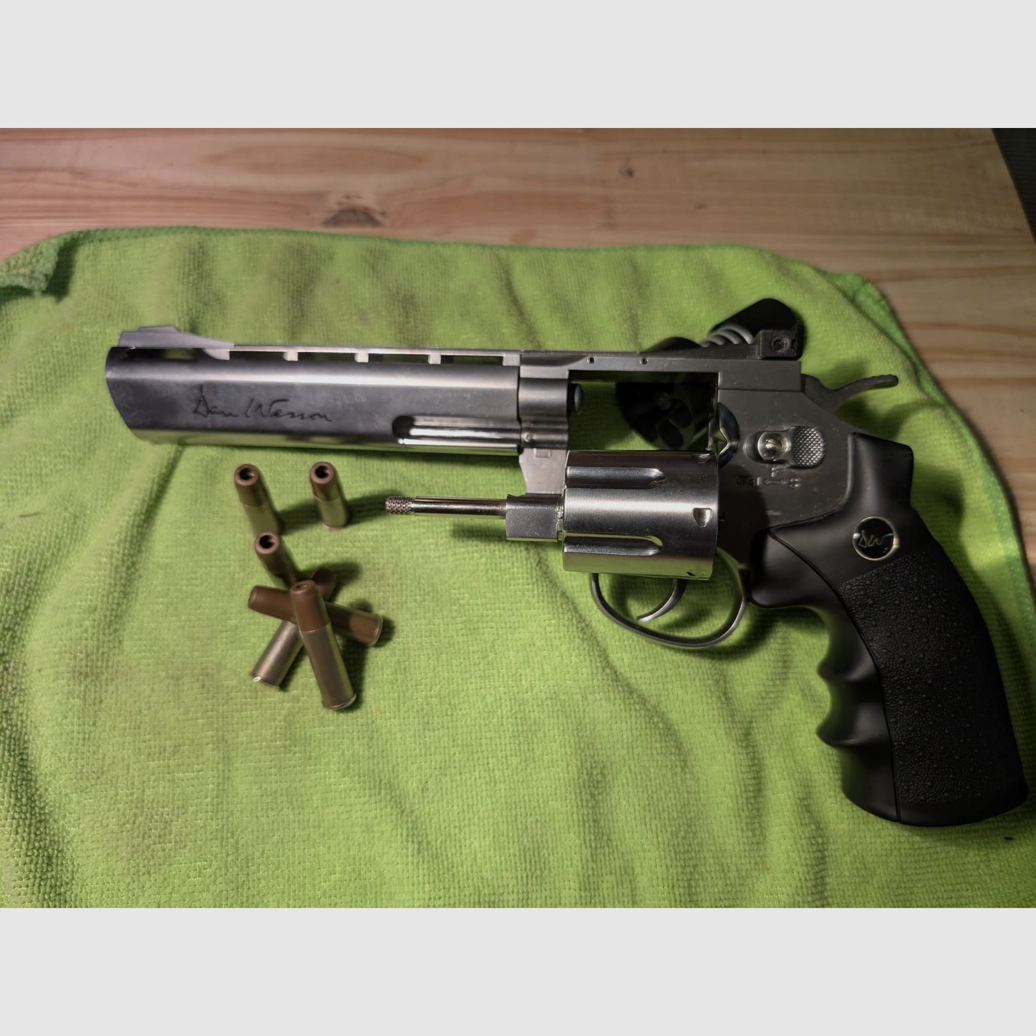 Revolver CO2 ASG Dan Wesson de 6 pulgadas 4,5 mm BB
