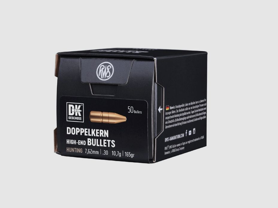 RWS Geschosse 7,62/.308 DK 10,7g/165gr